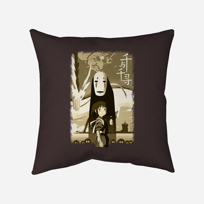 Spirit Land-none removable cover throw pillow-rondes