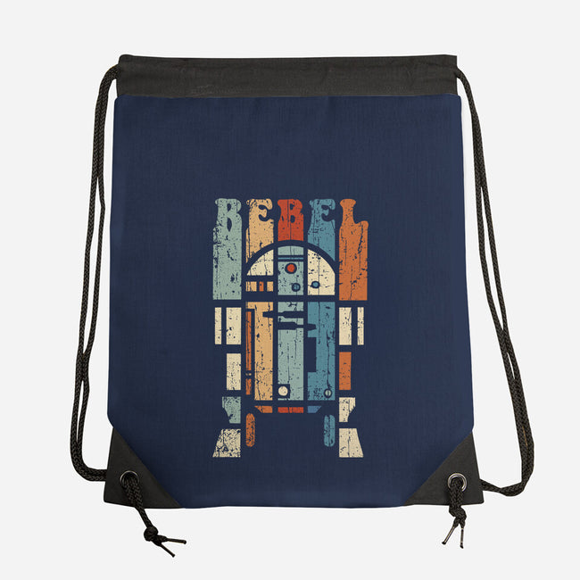 Rebel Droid-none drawstring bag-kg07