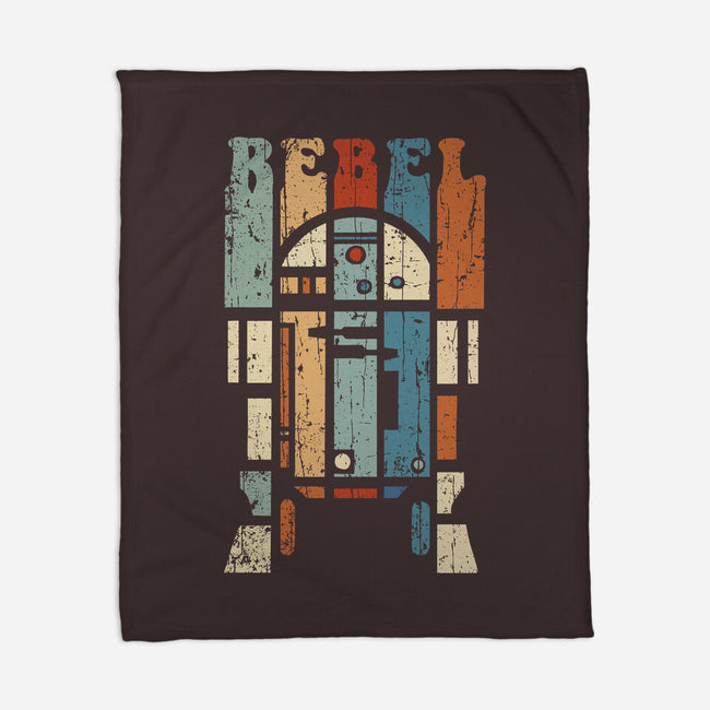 Rebel Droid-none fleece blanket-kg07