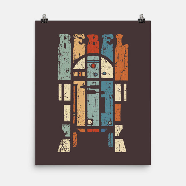 Rebel Droid-none matte poster-kg07