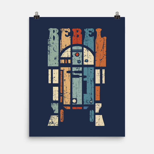Rebel Droid-none matte poster-kg07