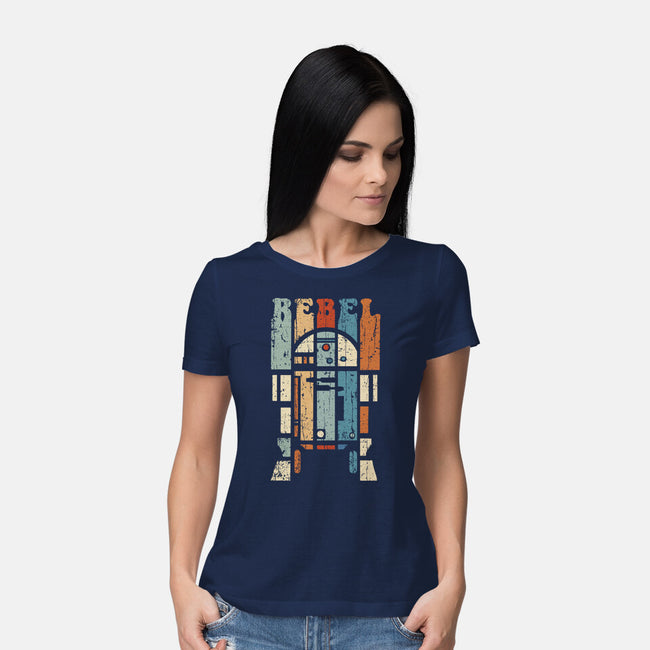 Rebel Droid-womens basic tee-kg07