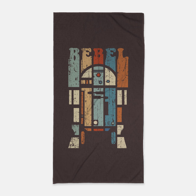 Rebel Droid-none beach towel-kg07