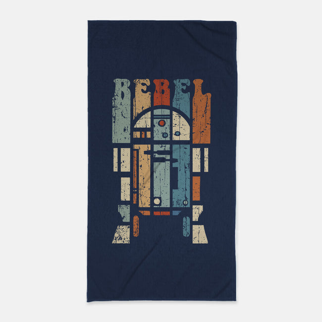 Rebel Droid-none beach towel-kg07