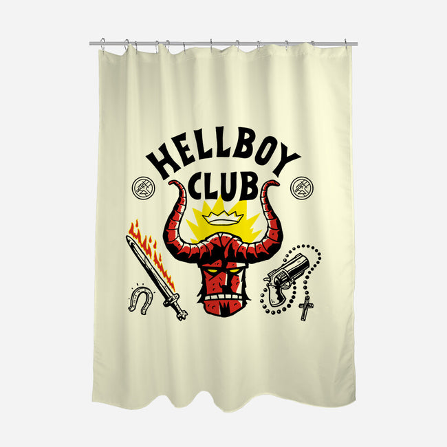 HB Club-none polyester shower curtain-Getsousa!