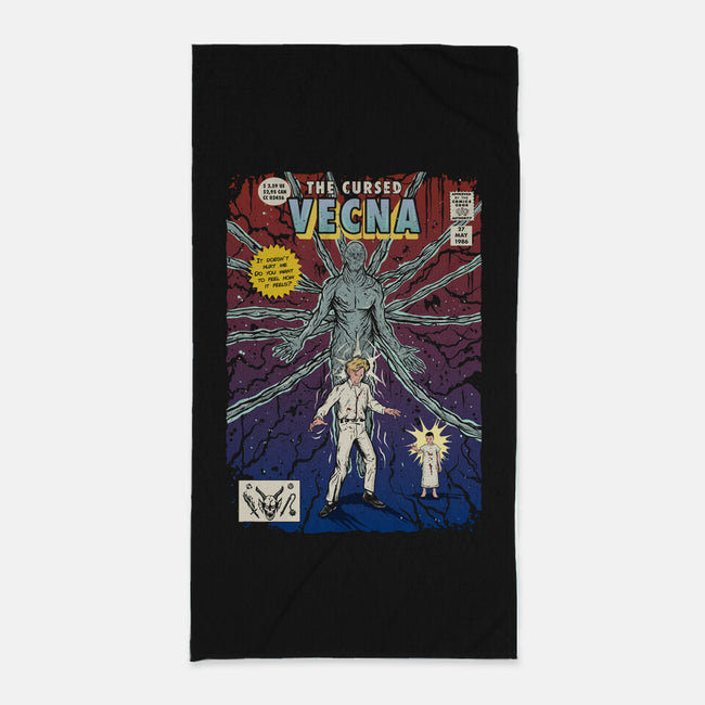 The Cursed Vecna-none beach towel-Green Devil