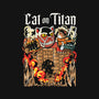 A Cat On Titan-none glossy sticker-rondes
