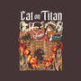 A Cat On Titan-womens basic tee-rondes