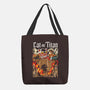 A Cat On Titan-none basic tote bag-rondes