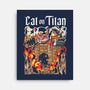 A Cat On Titan-none stretched canvas-rondes