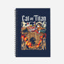 A Cat On Titan-none dot grid notebook-rondes