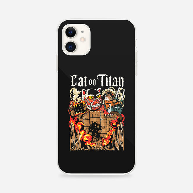 A Cat On Titan-iphone snap phone case-rondes