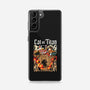 A Cat On Titan-samsung snap phone case-rondes