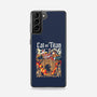 A Cat On Titan-samsung snap phone case-rondes