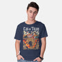 A Cat On Titan-mens basic tee-rondes