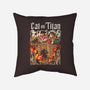 A Cat On Titan-none removable cover throw pillow-rondes