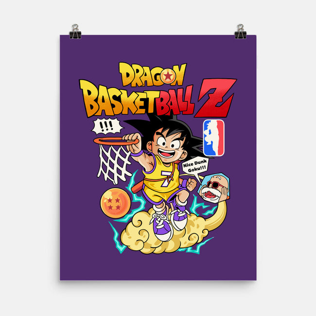 Son Goku BasketBall Style | Metal Print