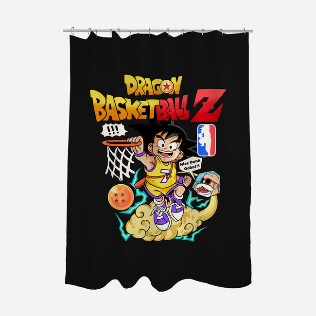 Dragon Ball Basketball-none polyester shower curtain-rondes
