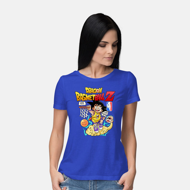Dragon Ball Basketball-womens basic tee-rondes