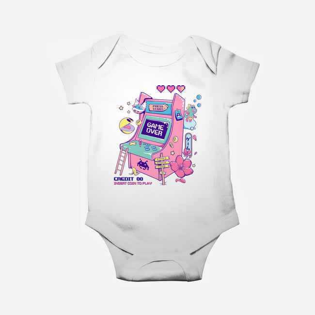 Retro Arcade-baby basic onesie-leepianti