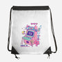 Retro Arcade-none drawstring bag-leepianti