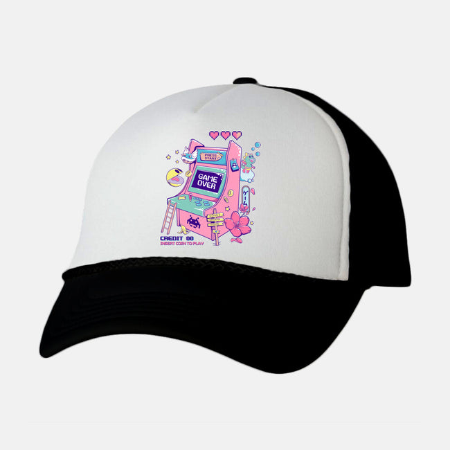 Retro Arcade-unisex trucker hat-leepianti