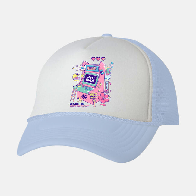 Retro Arcade-unisex trucker hat-leepianti