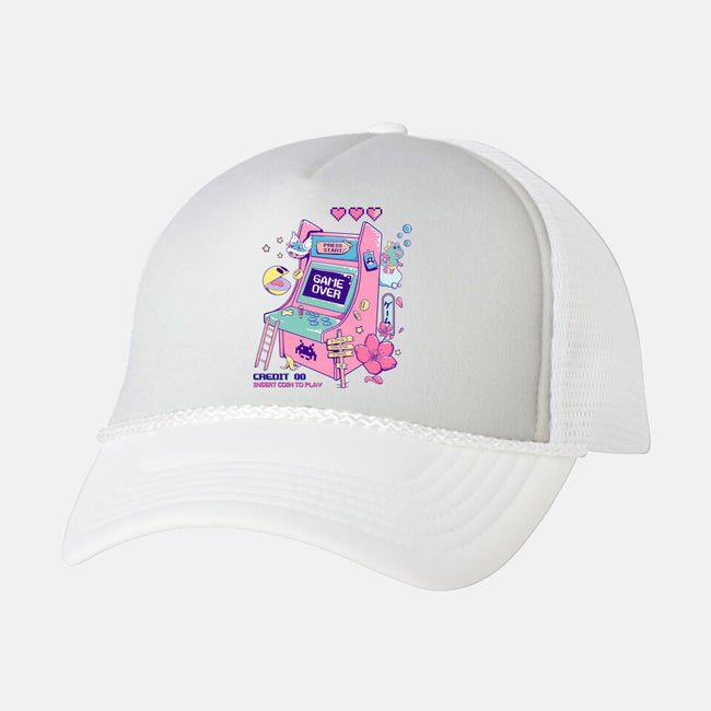 Retro Arcade-unisex trucker hat-leepianti