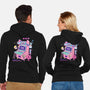 Retro Arcade-unisex zip-up sweatshirt-leepianti