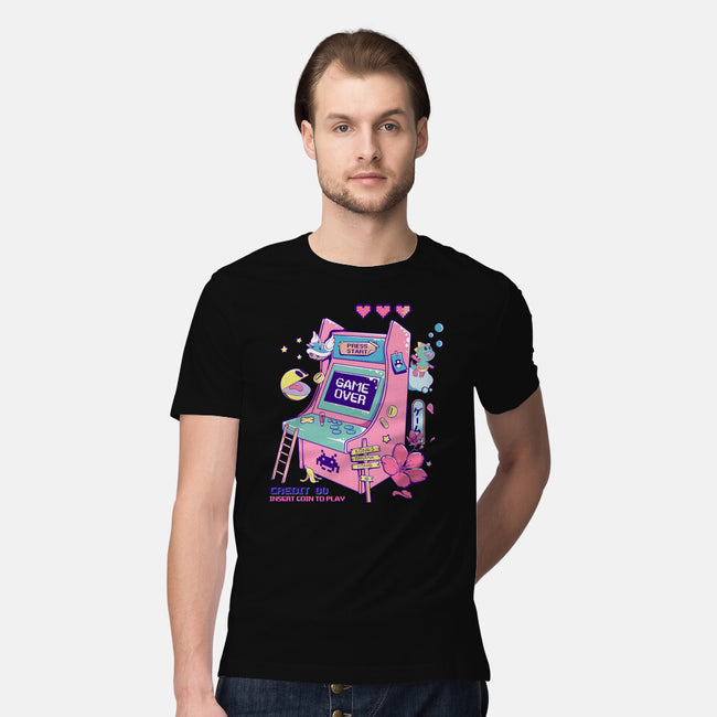 Retro Arcade-mens premium tee-leepianti