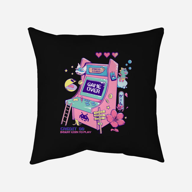 Retro Arcade-none removable cover w insert throw pillow-leepianti