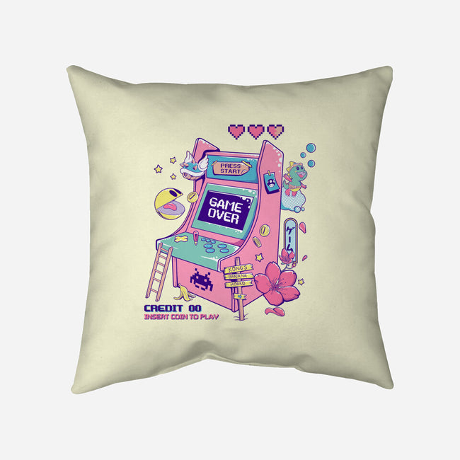 Retro Arcade-none removable cover w insert throw pillow-leepianti