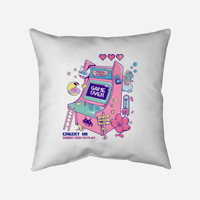 Retro Arcade-none removable cover w insert throw pillow-leepianti