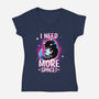 Asking For The Universe-womens v-neck tee-Snouleaf
