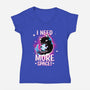 Asking For The Universe-womens v-neck tee-Snouleaf