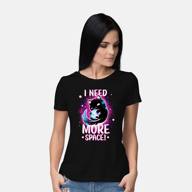 Asking For The Universe-womens basic tee-Snouleaf