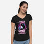 Asking For The Universe-womens v-neck tee-Snouleaf