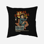 Texas Cannibal-none removable cover throw pillow-Green Devil