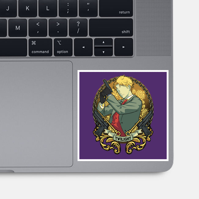 Twilight-none glossy sticker-Astrobot Invention