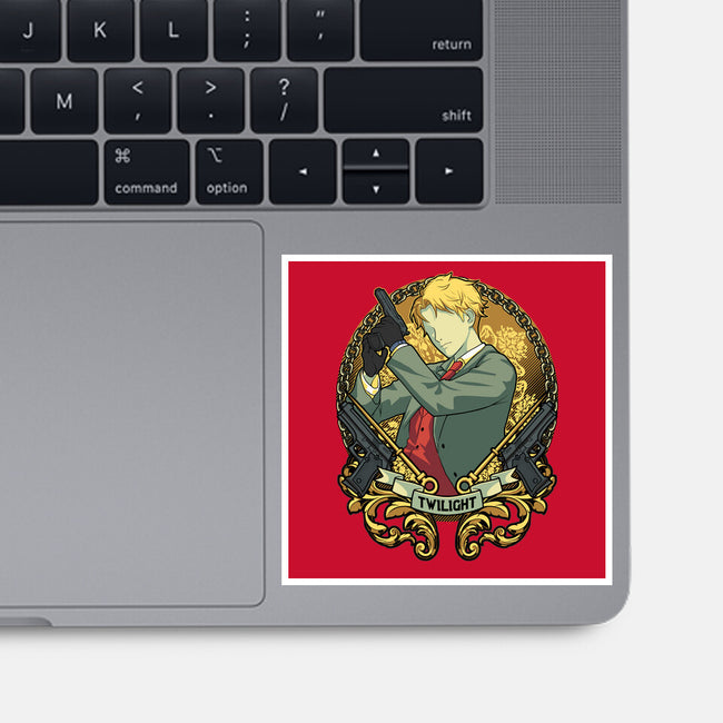 Twilight-none glossy sticker-Astrobot Invention