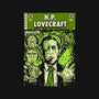 Tales Of Lovecraft-womens racerback tank-Green Devil