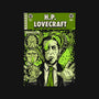 Tales Of Lovecraft-womens fitted tee-Green Devil