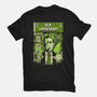 Tales Of Lovecraft-womens fitted tee-Green Devil