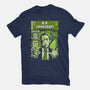 Tales Of Lovecraft-womens fitted tee-Green Devil