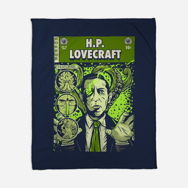 Tales Of Lovecraft-none fleece blanket-Green Devil