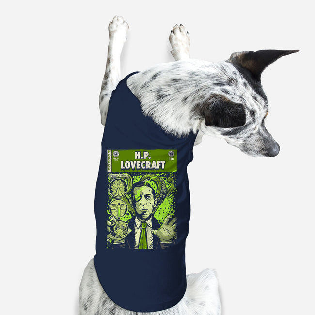 Tales Of Lovecraft-dog basic pet tank-Green Devil