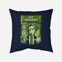 Tales Of Lovecraft-none removable cover w insert throw pillow-Green Devil