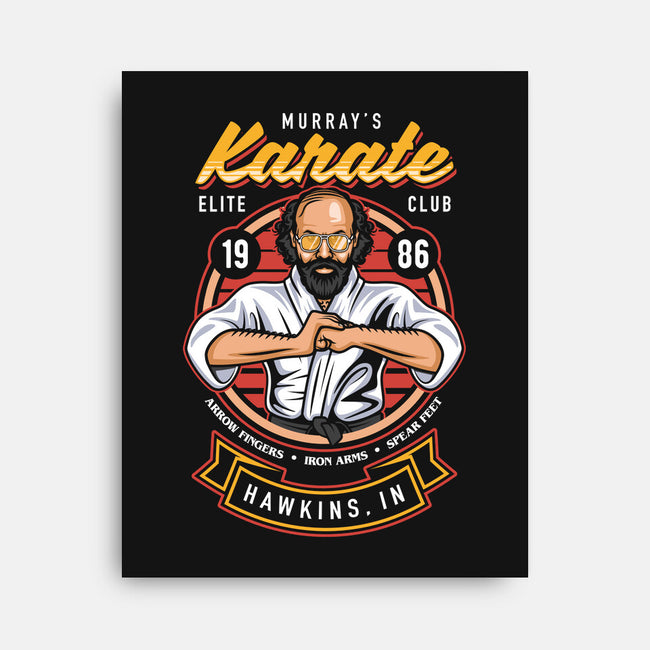 Murray's Karate Club-none stretched canvas-Olipop