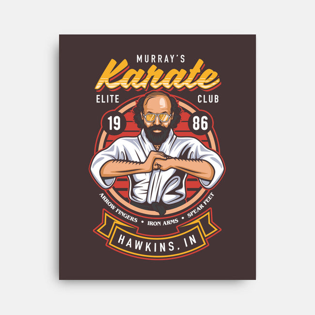 Murray's Karate Club-none stretched canvas-Olipop