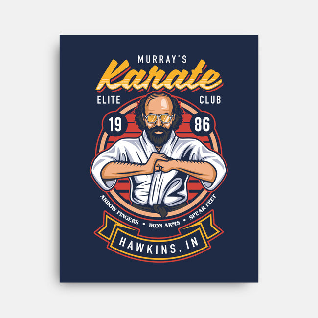 Murray's Karate Club-none stretched canvas-Olipop